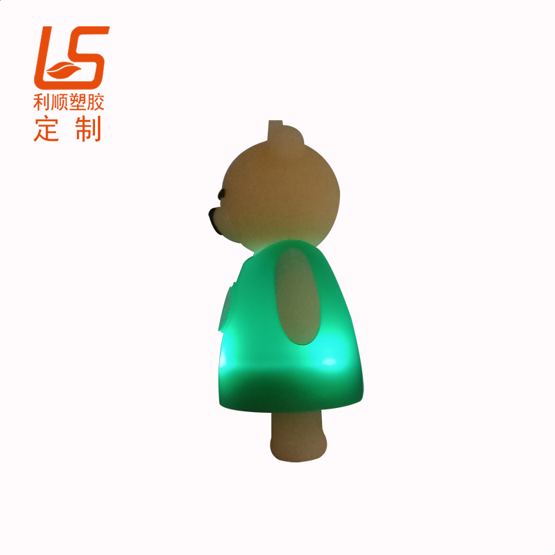 定制立体公仔LED发光背包警示灯星巴克立体公仔发光灯 (2)