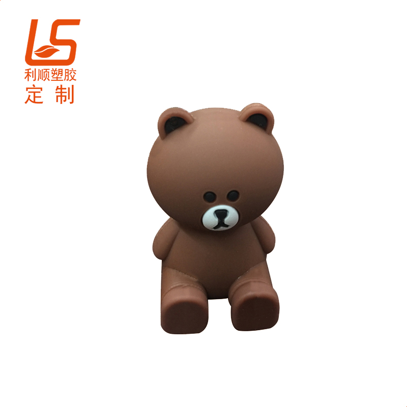 定制伸缩腿立体公仔手机支架 PVC立体公仔手机支架