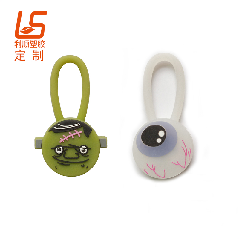 硅胶宠物项圈吊坠 夜间安全警示LED灯吊坠宠物LED发光吊坠 (3)