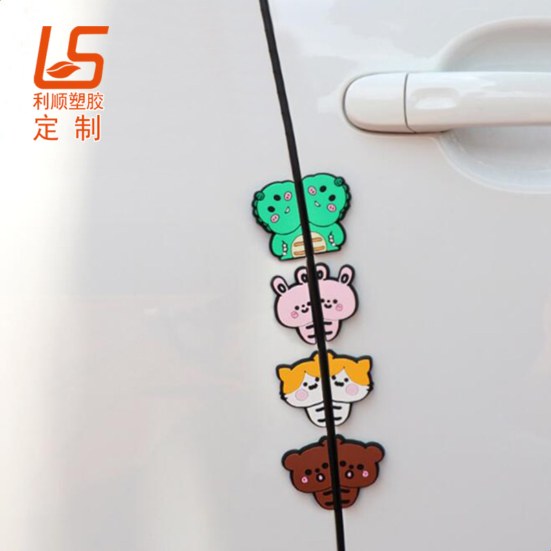 卡通公仔车门防擦贴定制