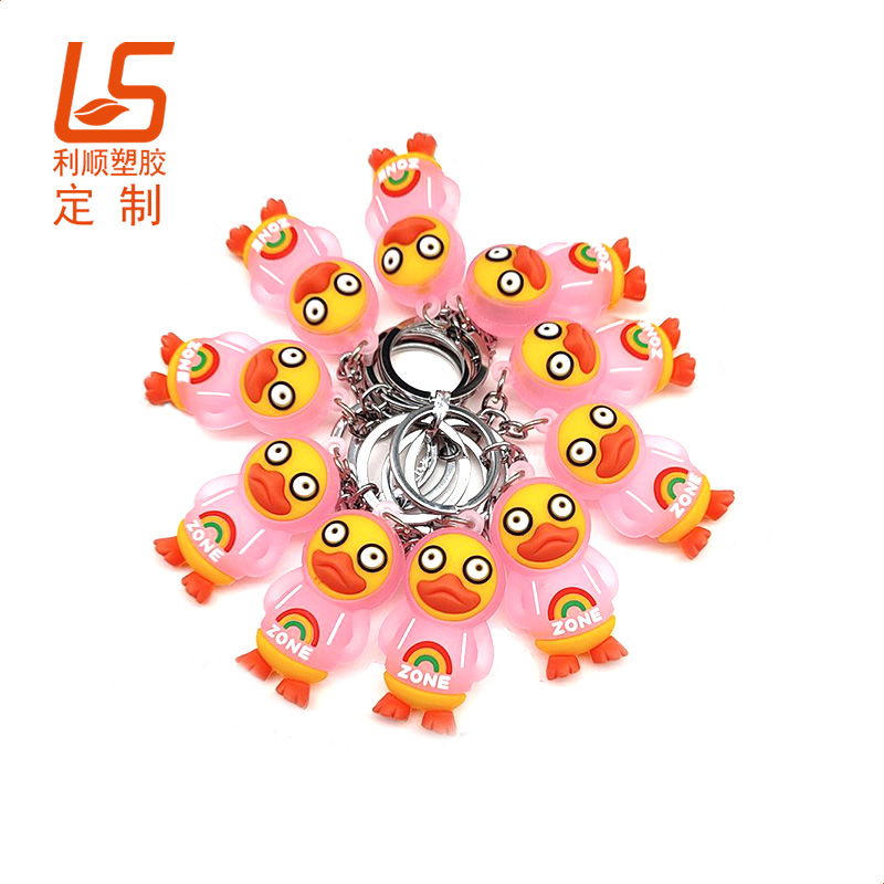 卡通LED发光钥匙扣_pvc软胶带灯钥匙扣LED发光公仔钥匙扣 (1)