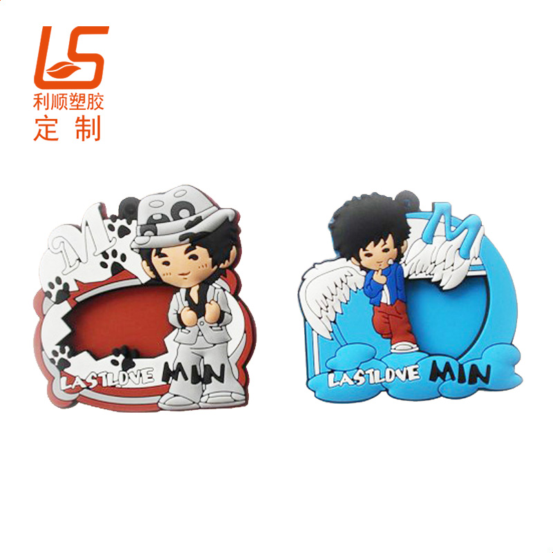 卡通立体图案相框_pvc冰箱贴相框