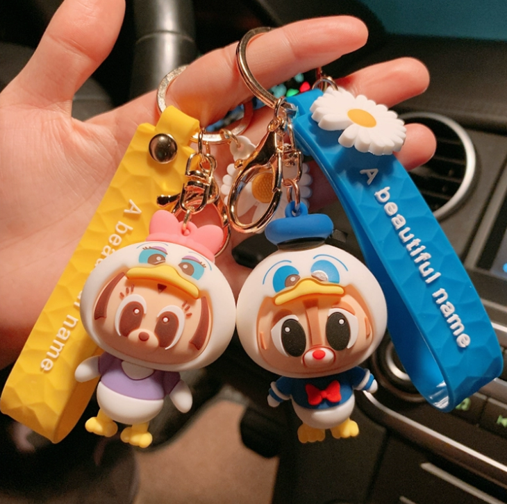 卡通硅胶钥匙扣