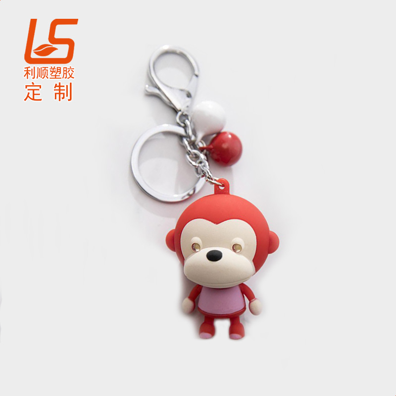 LED发光PVC钥匙扣工厂